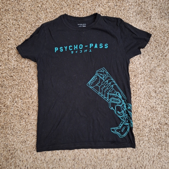 Psycho-Pass Black Graphic T-Shirt - Picture 1 of 3